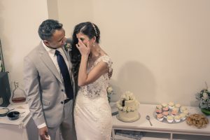emotional bride cry at her wedding in Melbourne by 2 photographers 