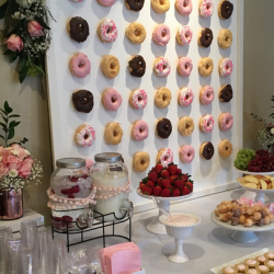 Donut wall in a wedding reception in Montsalvat