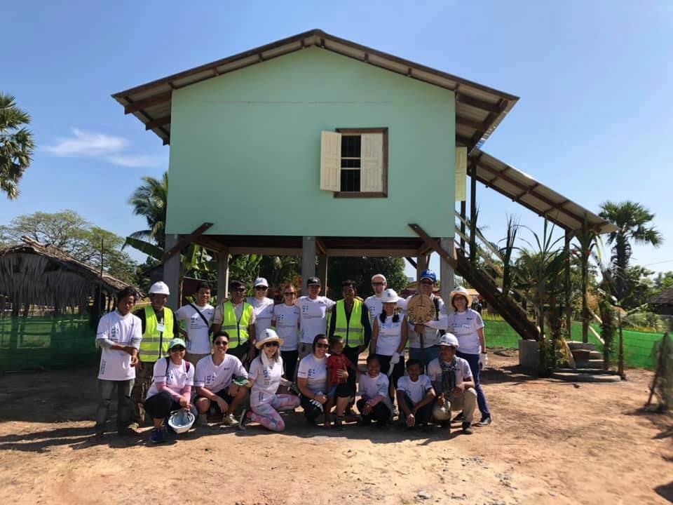 Completion of a Habitat for Humanity house in Cambodia by team from Australia Canada and Black Avenue Productions