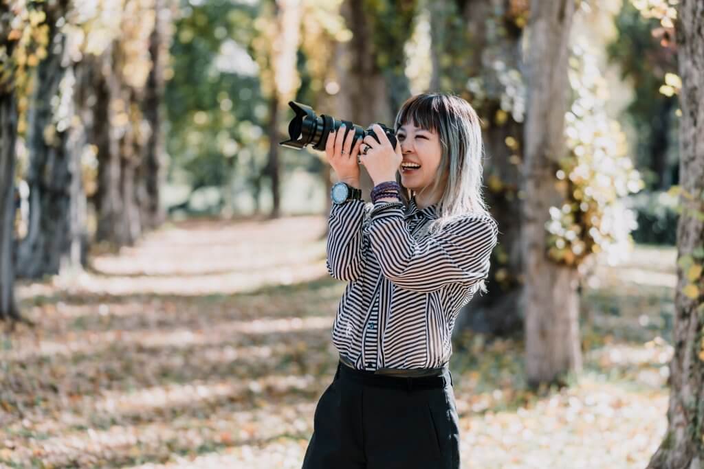 Expert wedding photographer interview by Polka Dot Bride magazine with Lowina Blackman from Black Avenue Productions in Melbourne Australia forest