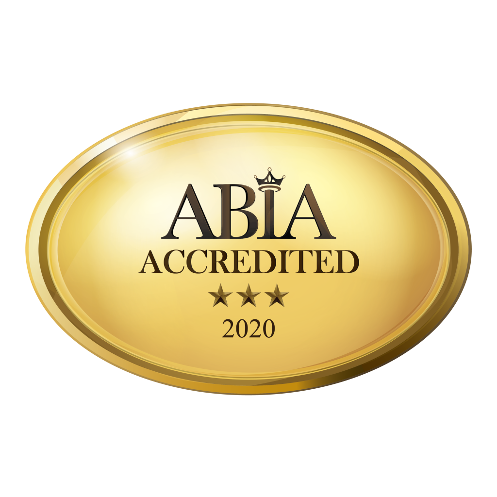 ABIA Gold Accreditation badge 2020