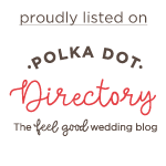 Melbourne wedding photographers Black Avenue Productions proudly listed on Polka Dot Bride wedding magazine badge