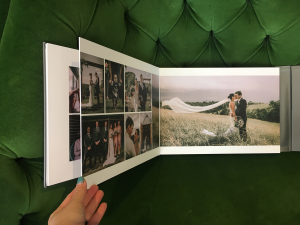 professional printed wedding album by black avenue productions