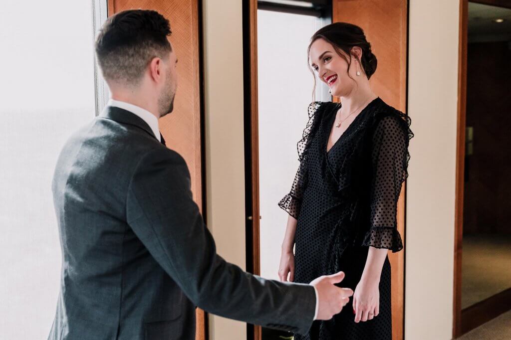 First Look Wedding Tradition Black Avenue Productions