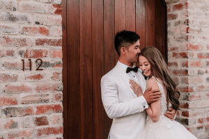 asian couples in a city themed wedding in Melbourne shot by black avenue productions