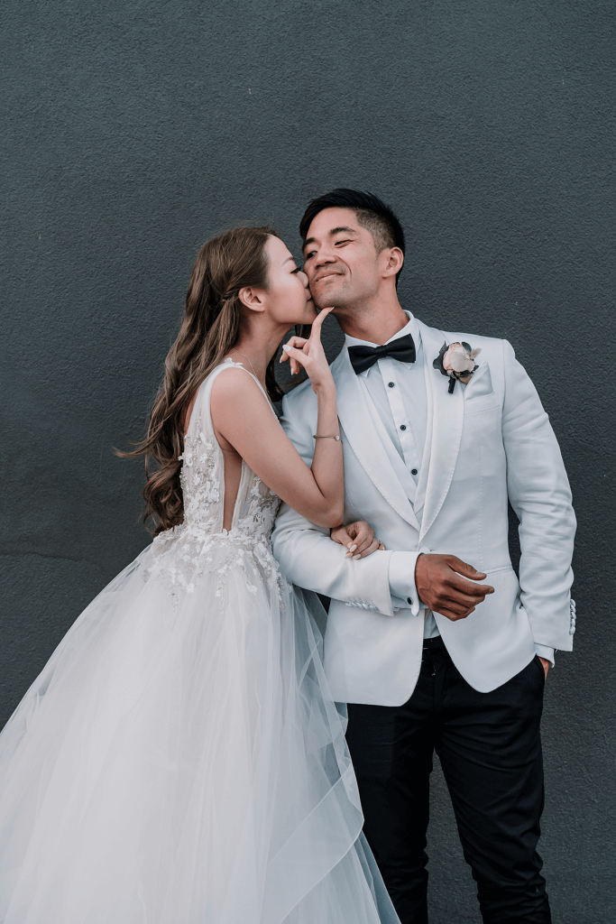 cute couples in melbourne city wedding