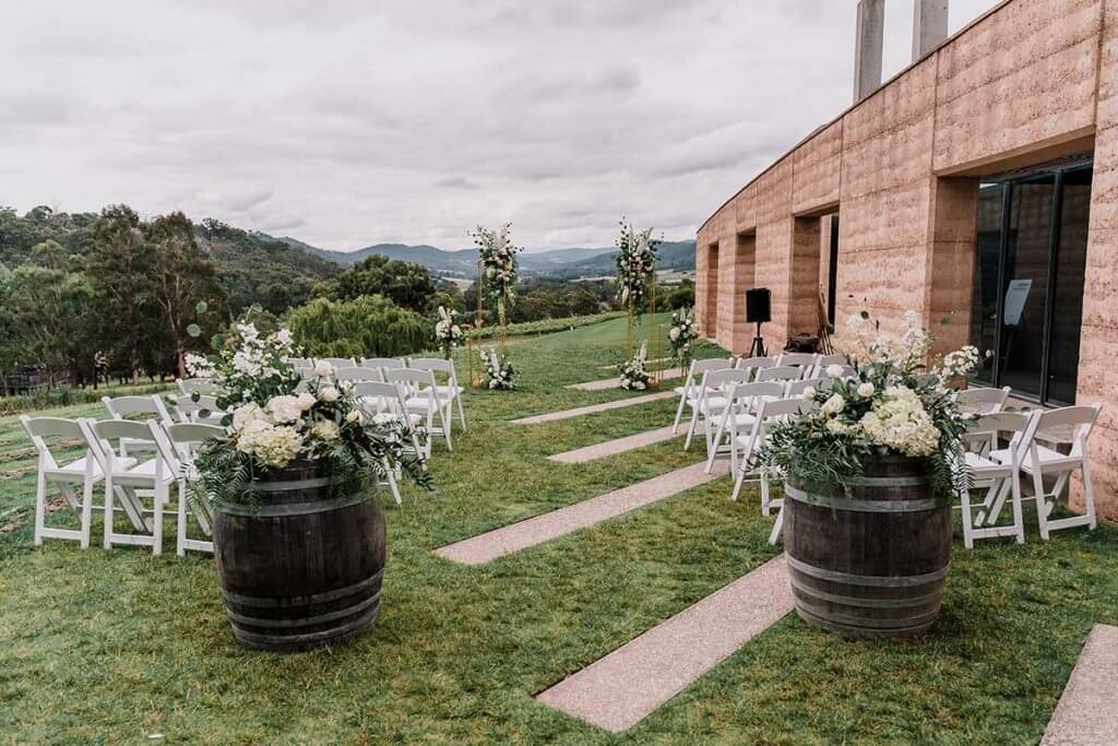 perfect wedding venue in Australia shot by award winning Black Avenue Productions