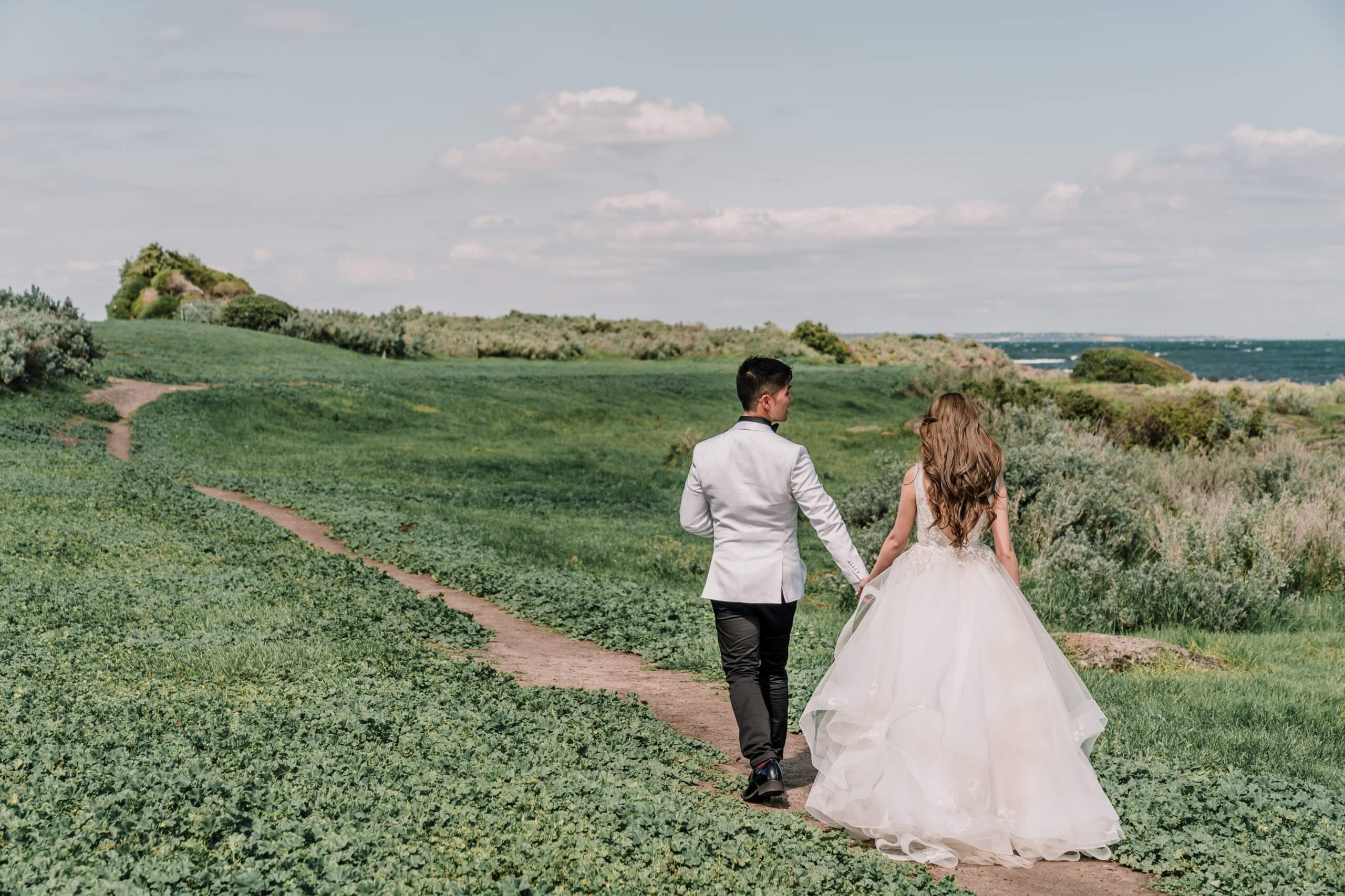 Couple outdoor wedding shoot by Black Avenue Productions