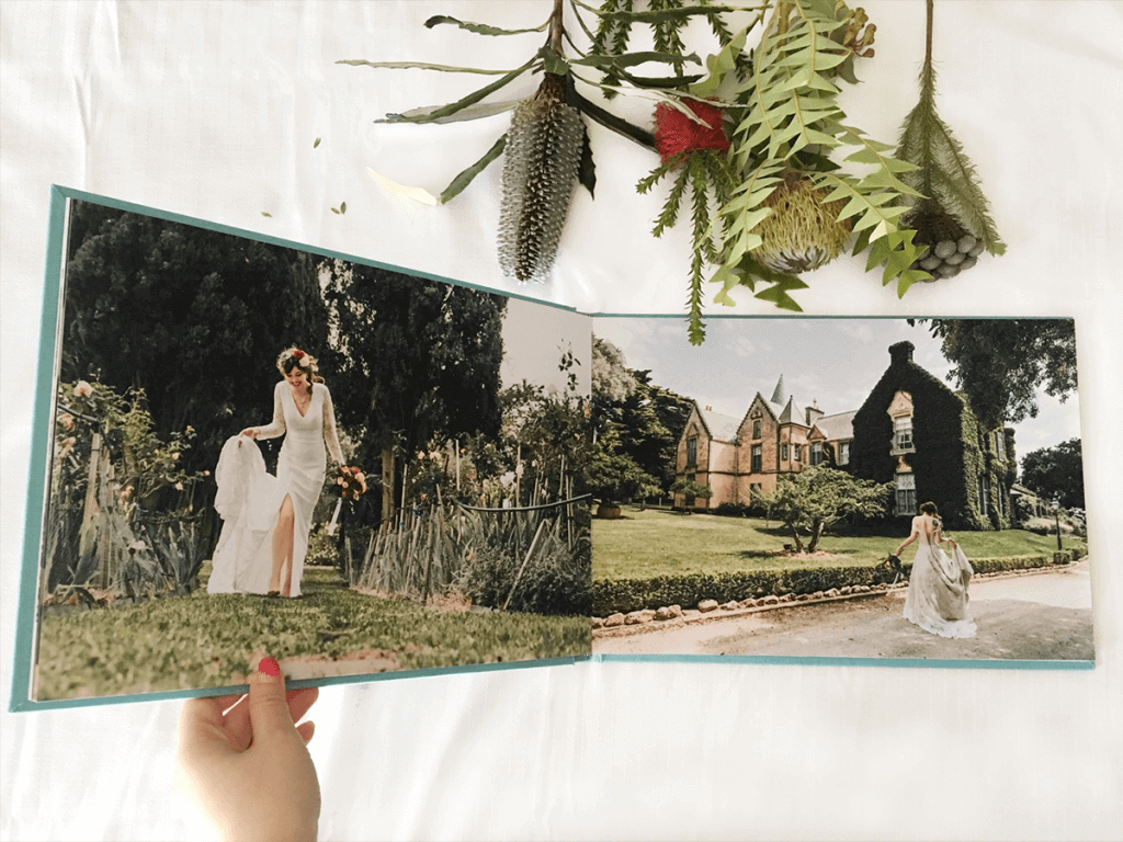 A very aesthetic Wedding Album. Print your wedding photos, captured by Black Avenue Production